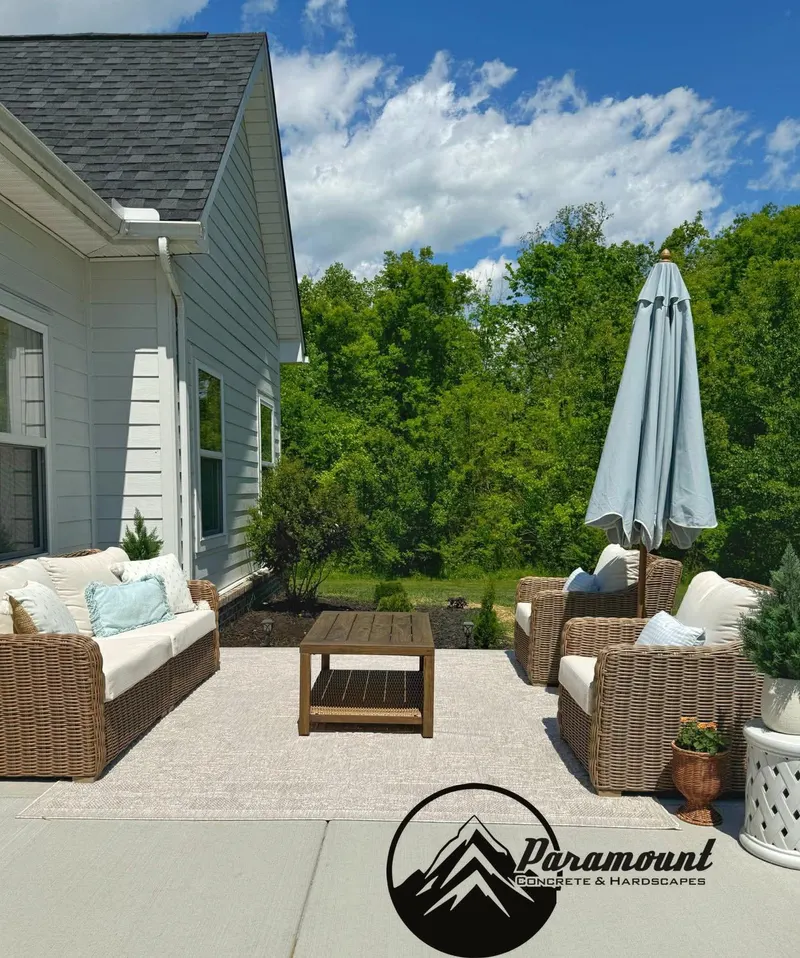 Maryville Concrete Patio by Paramount Concrete & Hardscapes, Knoxville TN