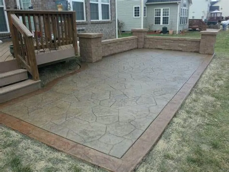 Stamped Concrete Patio by Paramount Concrete & Hardscapes, Knoxville TN