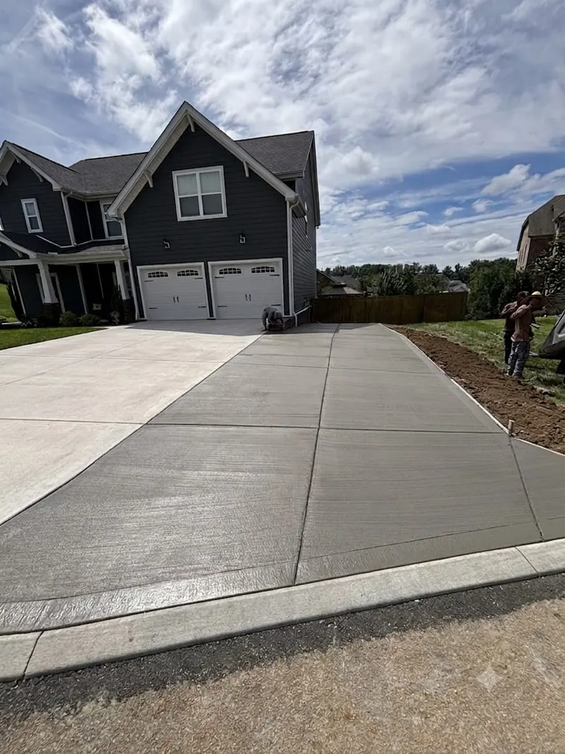 West Knoxville Driveway Extension by Paramount Concrete & Hardscapes, Knoxville TN